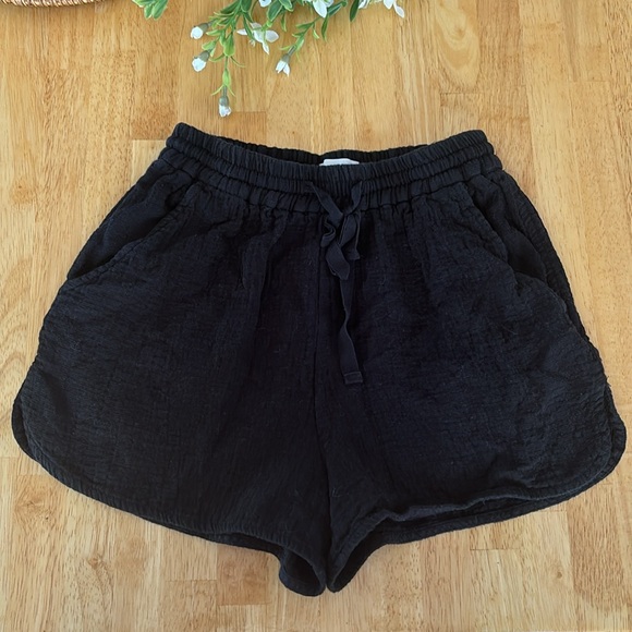 Wilfred Free Black Cotton Sail Shorts XXS - Picture 5 of 8